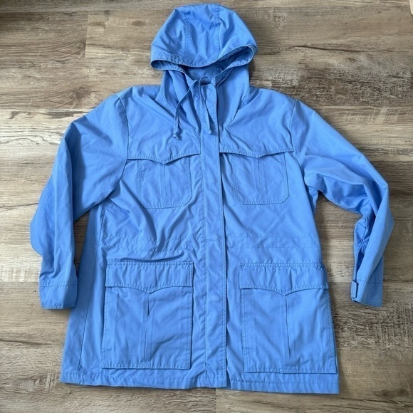 Vintage blue Sheplers western snap button zipper jacket. fits men’s M - Picture 5 of 7